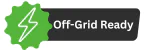 Off-grid ready energy solutions badge by My Solar Panel Kit