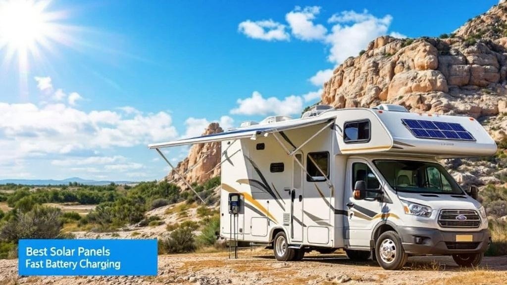 Best RV Solar Panels For Fast Battery Charging Solution | MySolarPanelKit